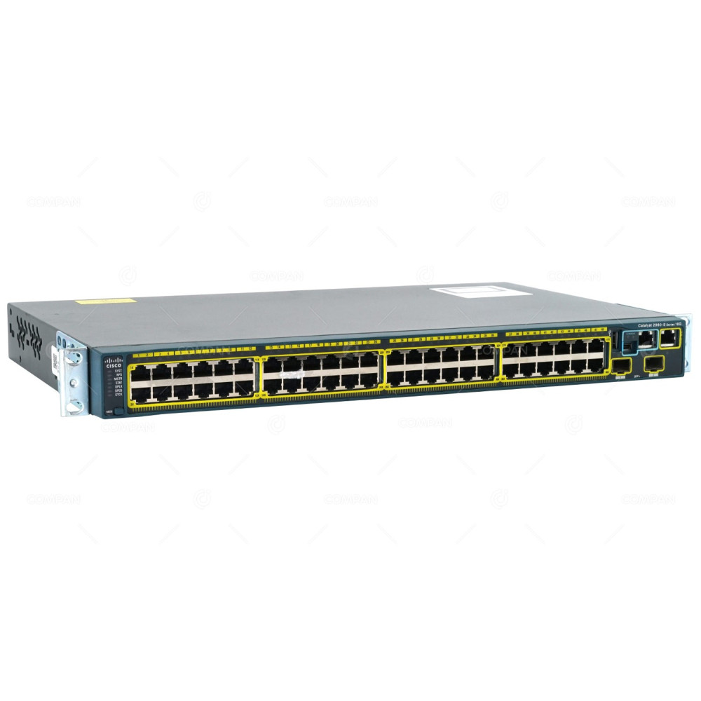 WS-C2960S-48TD-L CISCO CATALYST 2960 48 PORT 1GB ETHERNET 2 PORT 10GB SFP+ SWITCH WS-C2960S-48TD-L -